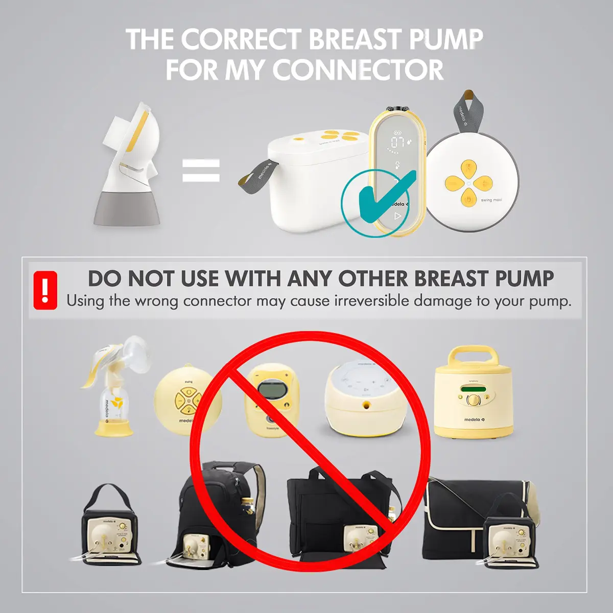 Medela PersonalFit Flex Replacement Connectors, 2 Count | Closed System, BPA-Free, Authentic Spare Parts - view 5