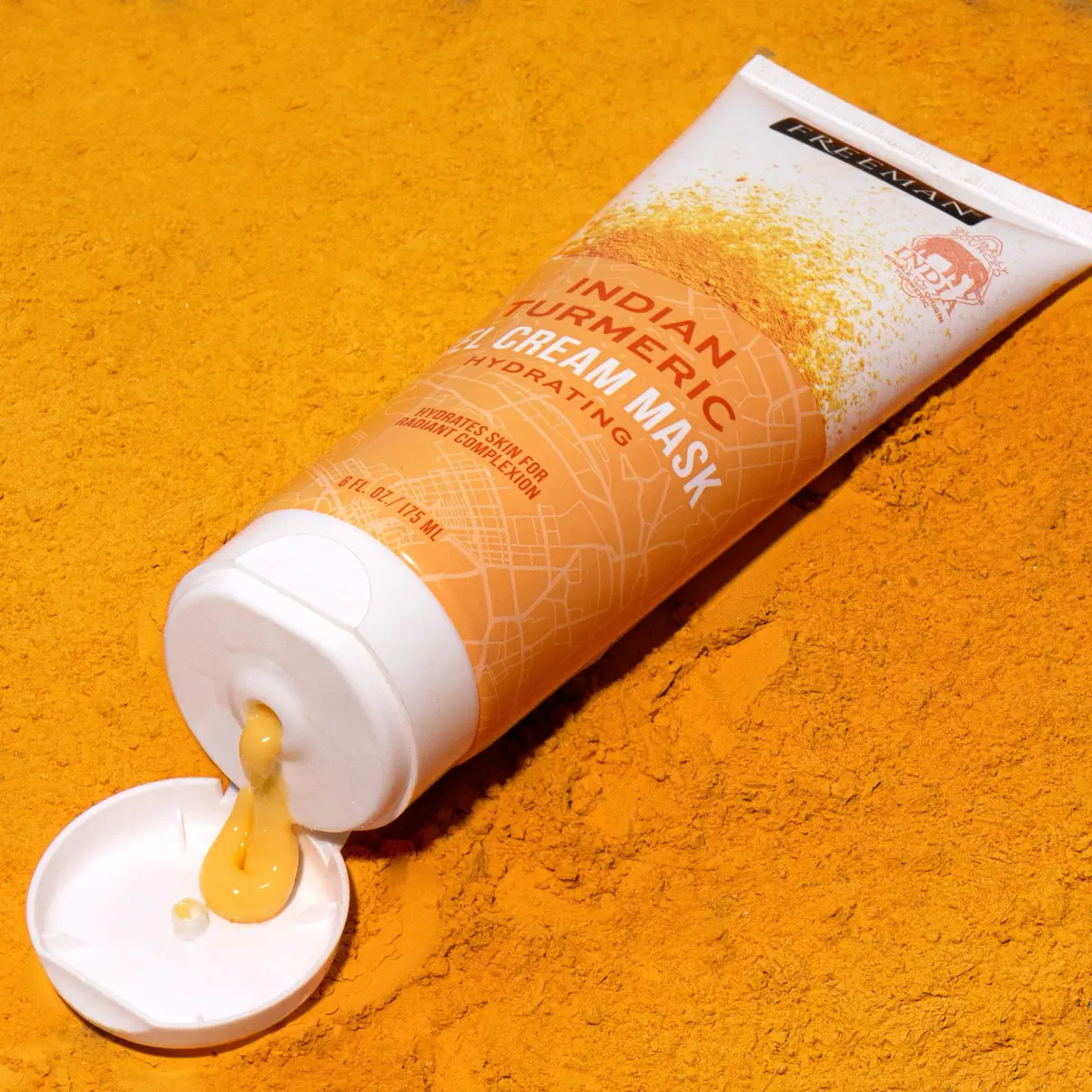 Freeman Exotic Blends Hydrating Indian Turmeric Gel Cream Facial Mask 175ml (6 fl.oz.) | Balances & Replenishes Skin - view 5