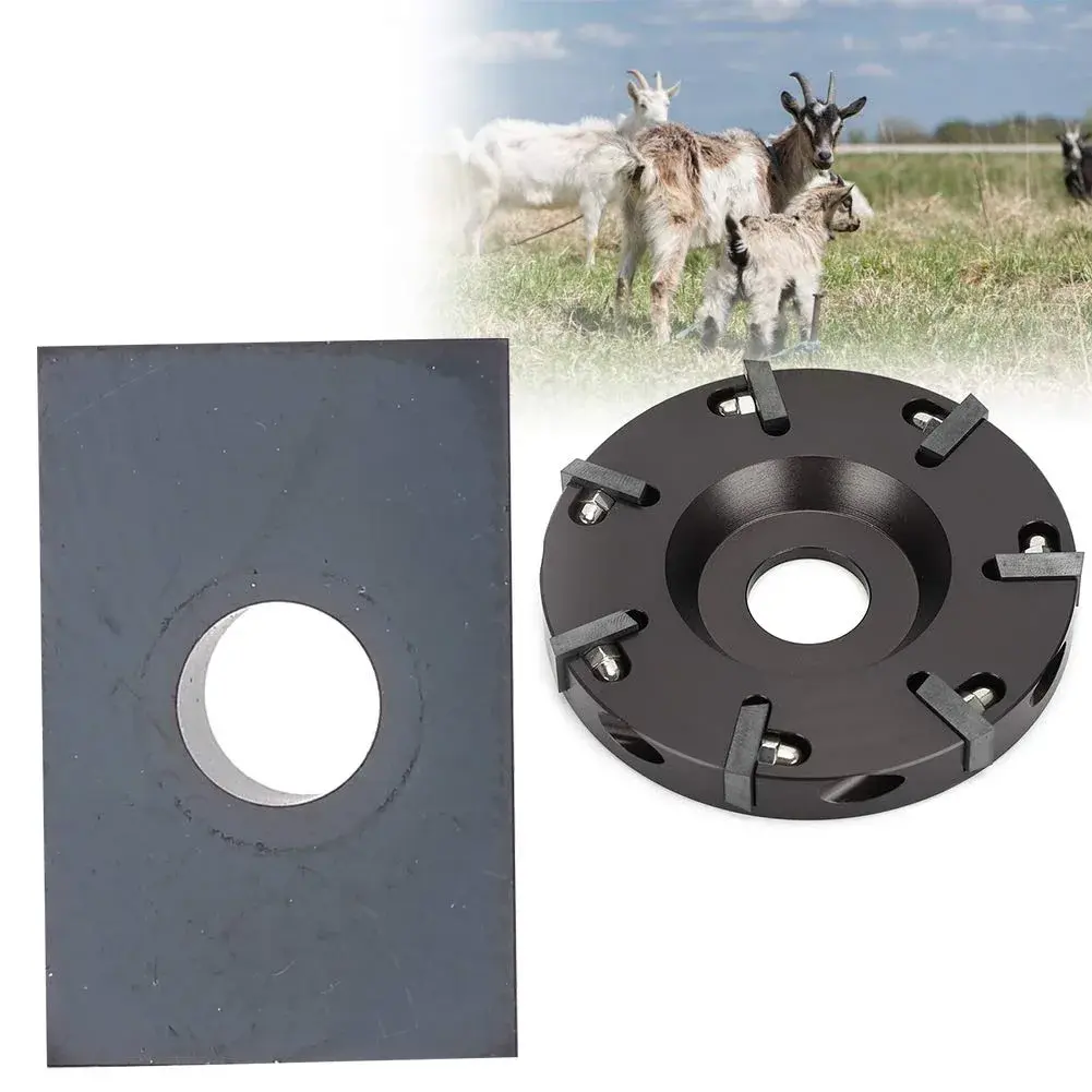 Pssopp Hoof Cutter Disc Metal Accessory Livestock Sheep Cattle Horses Hoof Trimming Disc Plate Tool (Metal) - main product image