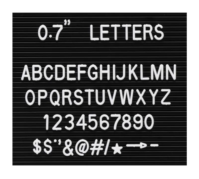 Veskaoty Letters for Felt Letter Board 300 Pcs | Replacement Set for Message Boards - view 2