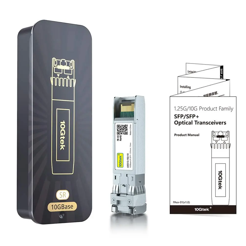10Gtek 10GBase-LR SFP+ Transceiver 10km SMF LC Duplex 2-Pack | Network Speed Upgrade - view 6
