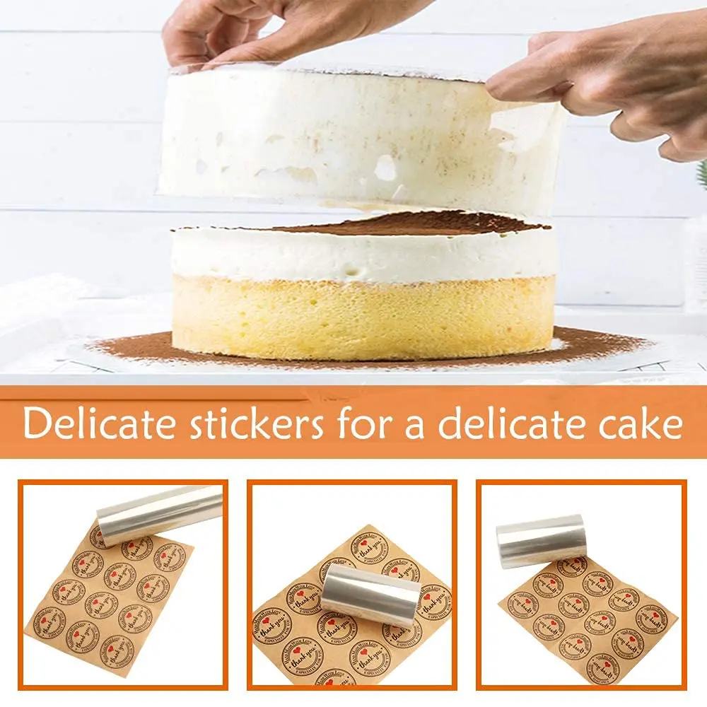 Cyimi Cake Collars 4 x 394inch | Transparent Acetate Cake Rolls for Decorating & DIY - view 6
