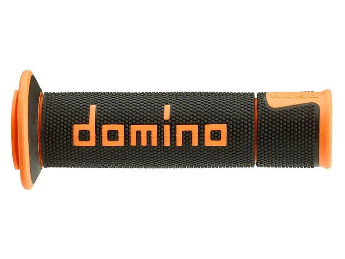 DOMINO Racing Road Handlebar Grip Black/Orange | Thermoplastic Rubber, One Size - view 2