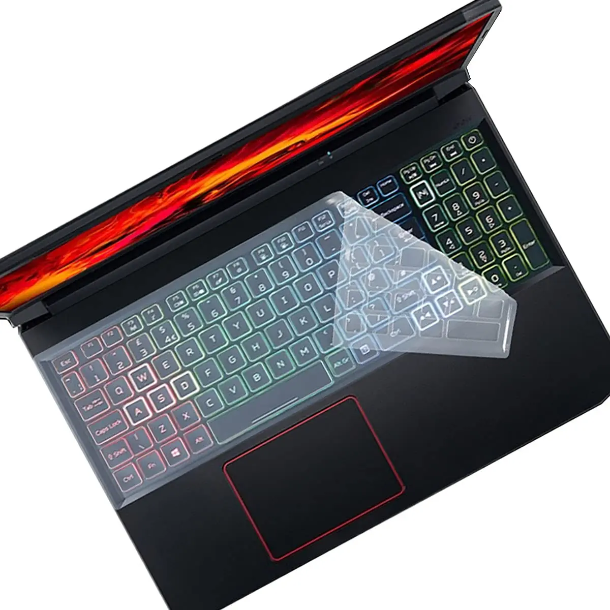 MUBUY-GOL Keyboard Cover for Acer Nitro 5 & Predator Helios 300 15.6" & 17.3" | High Transparency & Waterproof - main product image
