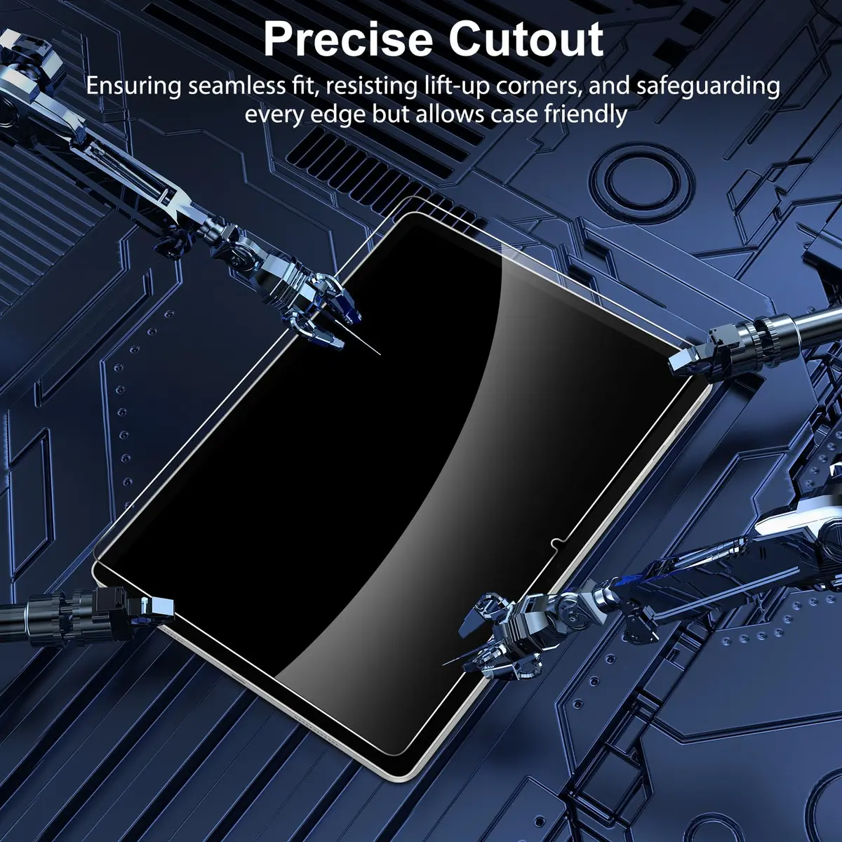 SPARIN Tempered Glass Screen Protector for Samsung Galaxy Tab S7 FE/S9 Plus/S9 FE Plus 12.4 Inch | 2-Pack HD Clear, S Pen Compatible - view 7