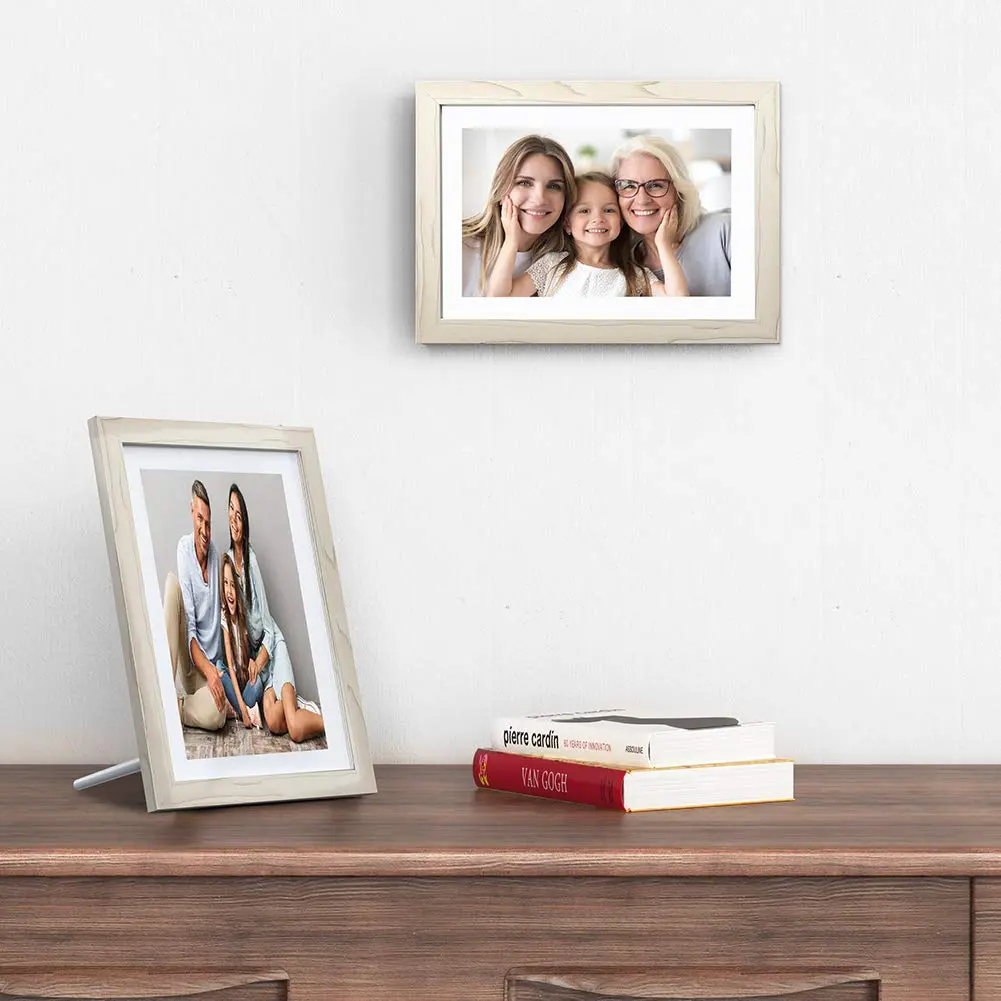 Dragon Touch Digital Picture Frame WiFi 10.1 inch IPS Touch Screen | 32GB Storage, Auto-Rotate, Share Photos via App - view 7