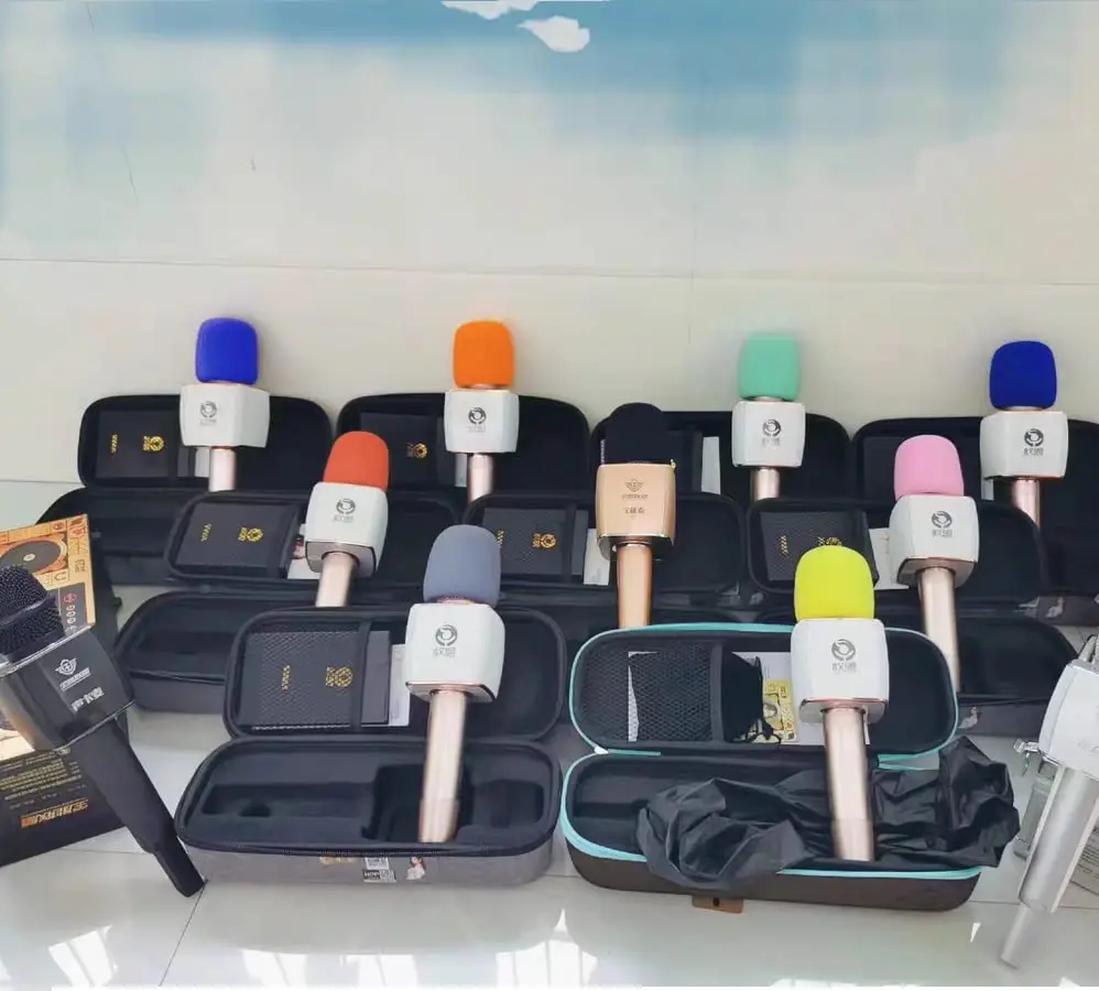 Fielect Microphone Cover Foam Mic Cover Handheld Stage Windscreen, Green | 2Pcs for Clear Sound & Noise Reduction - view 9