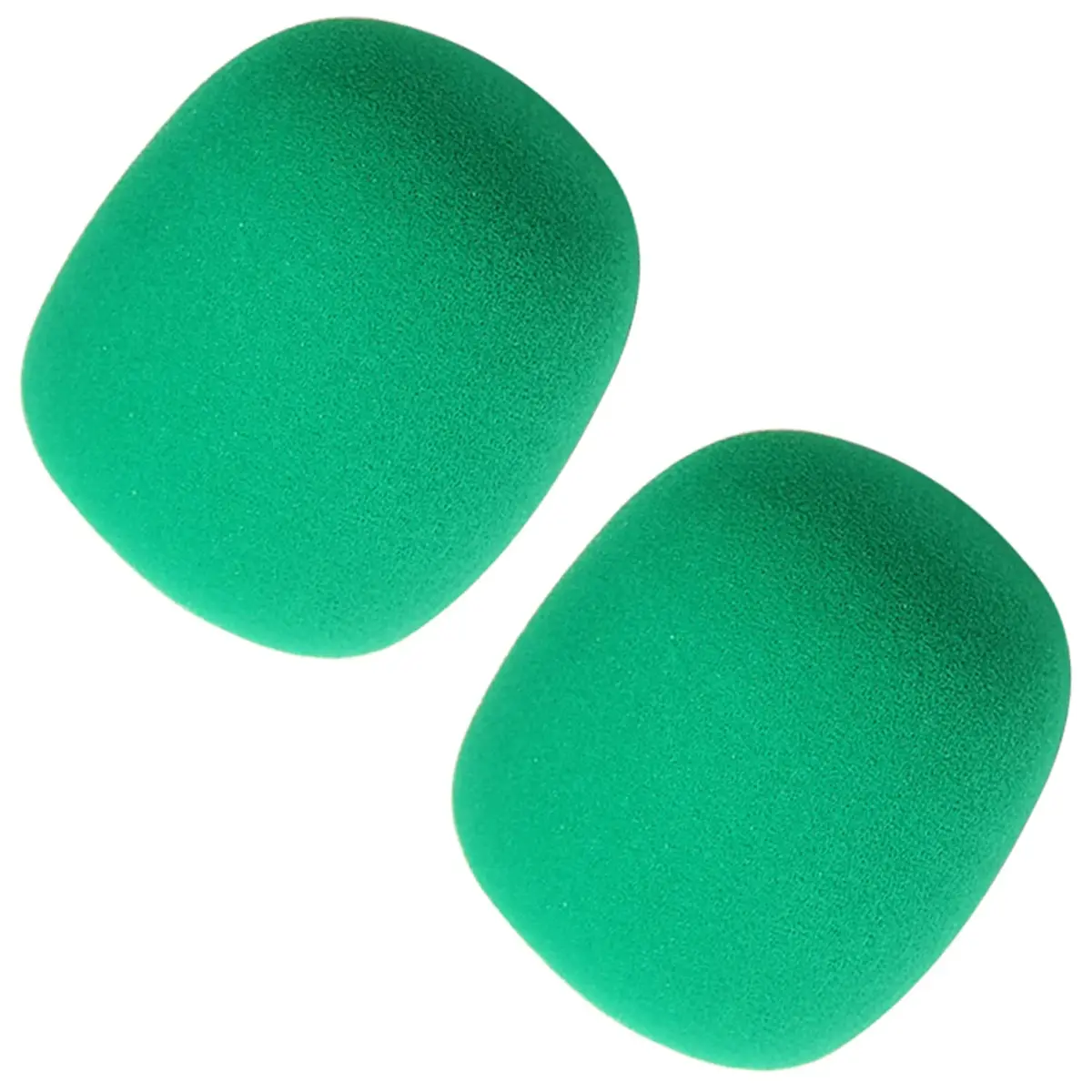 Fielect Microphone Cover Foam Mic Cover Handheld Stage Windscreen, Green | 2Pcs for Clear Sound & Noise Reduction - view 4