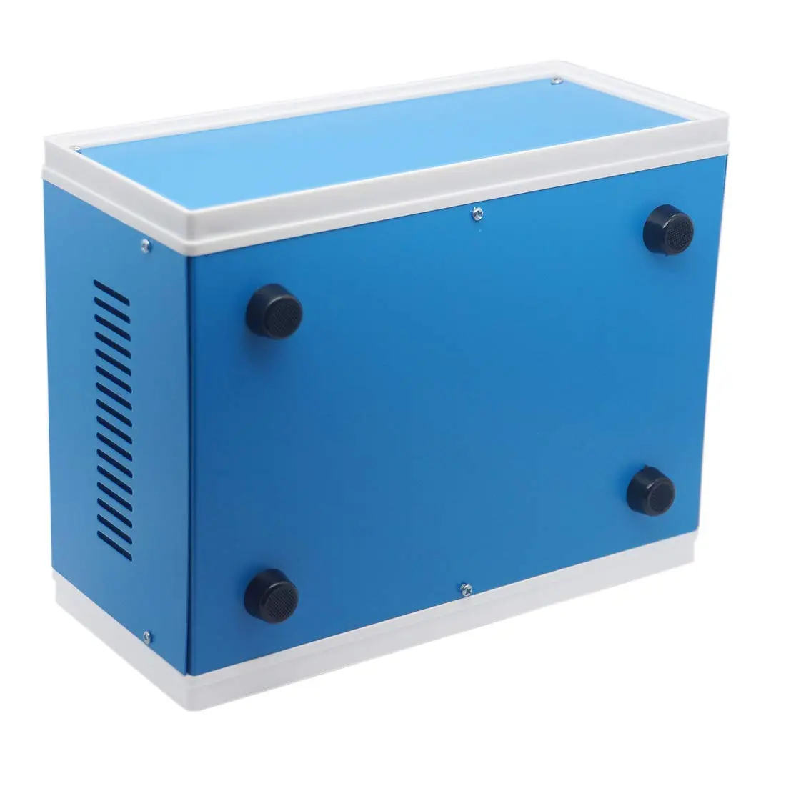 Zulkit Blue Metal Electrical Enclosure Box 9.8 x 7.5 x 4.3 Inch | Robust, Water-Resistant for Electronic Projects - view 5
