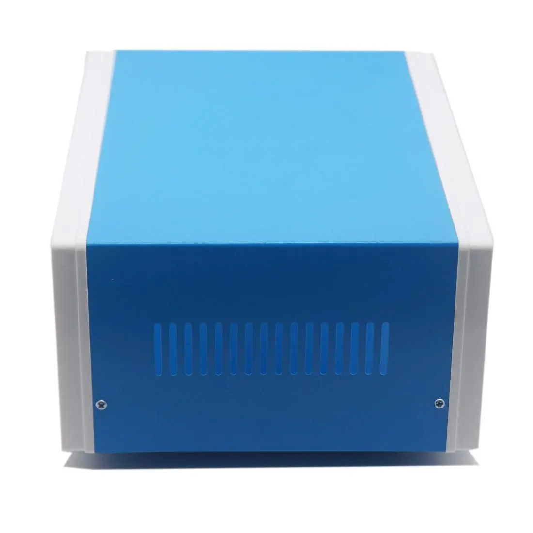 Zulkit Blue Metal Electrical Enclosure Box 9.8 x 7.5 x 4.3 Inch | Robust, Water-Resistant for Electronic Projects - view 4
