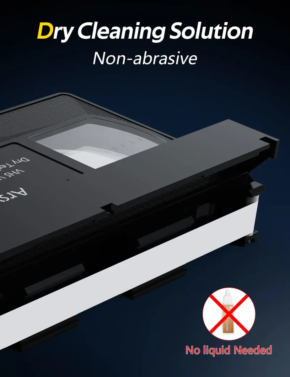 arsvita Dry VHS/VCR Head Cleaner Tape | Restores Playback Quality - view 2