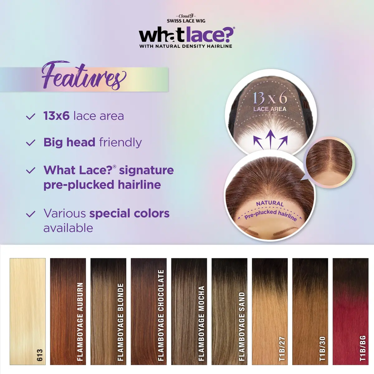 Sensationnel What Lace 13x6 Wig-Zelena, FLAMBOYAGEBLONDE | Natural Density, Pre-Plucked, Glueless Synthetic Wig - view 7