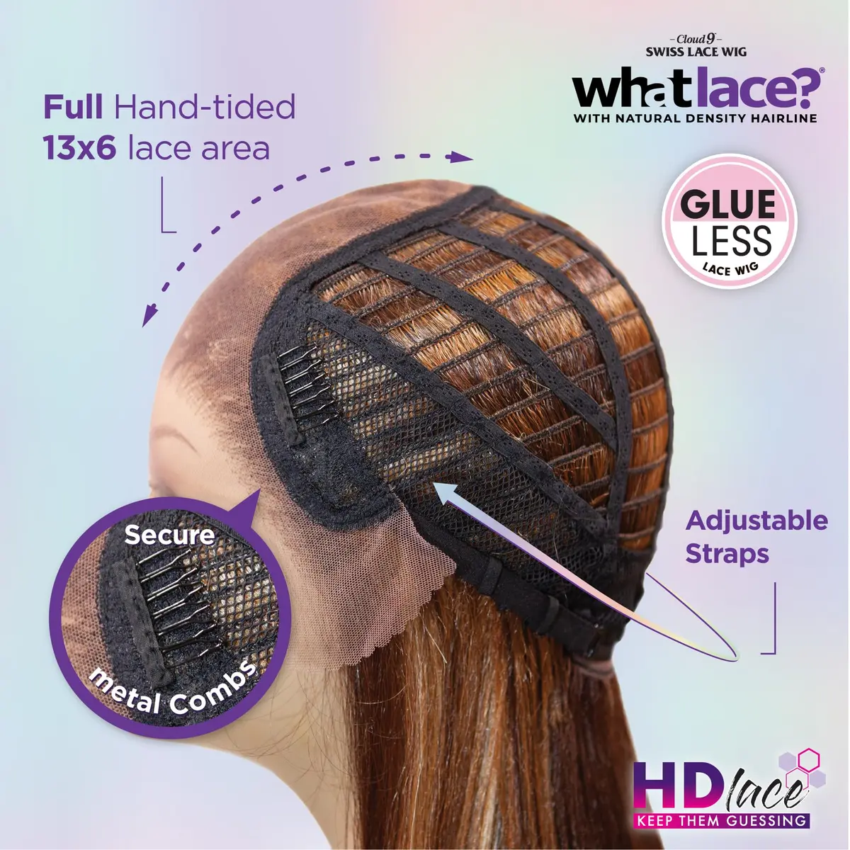 Sensationnel What Lace 13x6 Wig-Zelena, 613 BLONDE | Natural Density, Glueless, HD Lace, Wide Parting - view 4