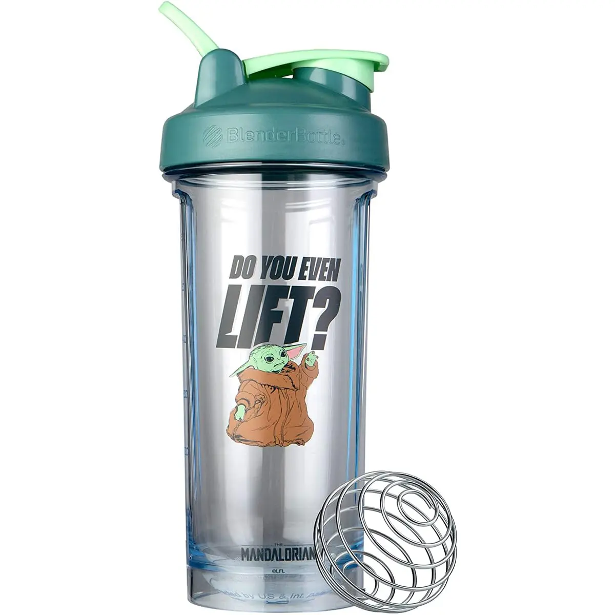 BlenderBottle Star Wars ProSeries Tritan Shaker Bottle 28 oz Green | Jedi-approved durable design - main product image