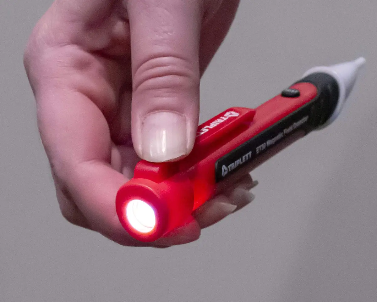 Triplett ET30 Magnetic Field Detector - AC/DC/Permanent | Non-Contact Tester with LED Flashlight - view 4