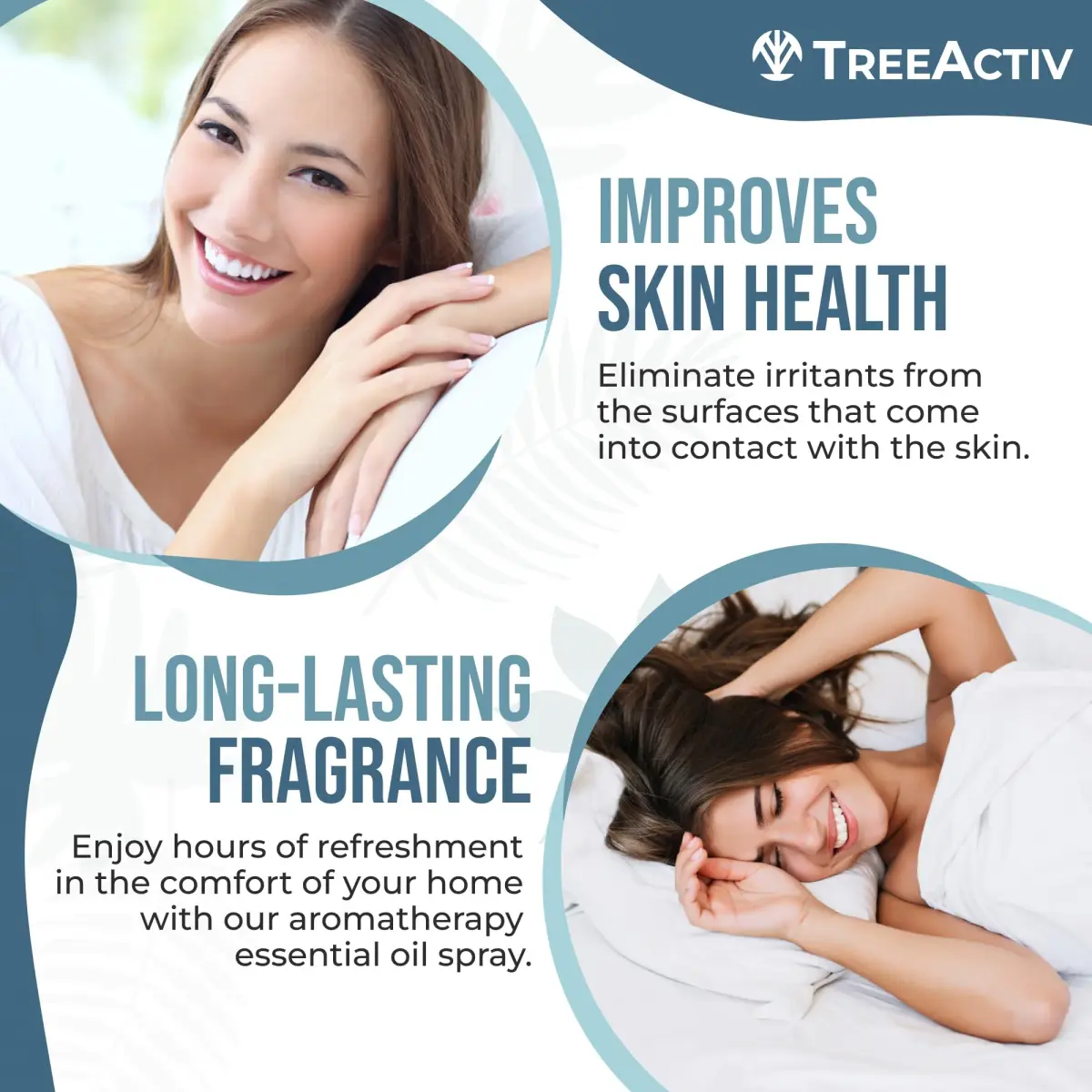TreeActiv Natural Linen Spray Lavender for Sleep 237ml (8 fl oz) | USA Import for Indian Homes - view 4