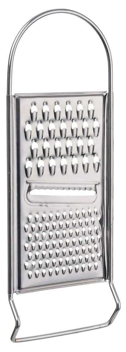 OFXDD Food Grater Metal Cheese Garlic Zester | Ergonomic Flat Vegetable Lemon Ginger Citrus Handheld - main product image