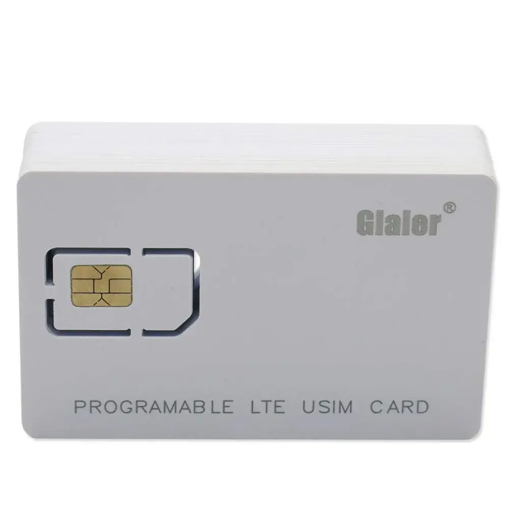 Gialer Programmable SIM Card 30pcs | Nano Micro Standard 3FF 4FF LTE WCDMA GSM - main product image