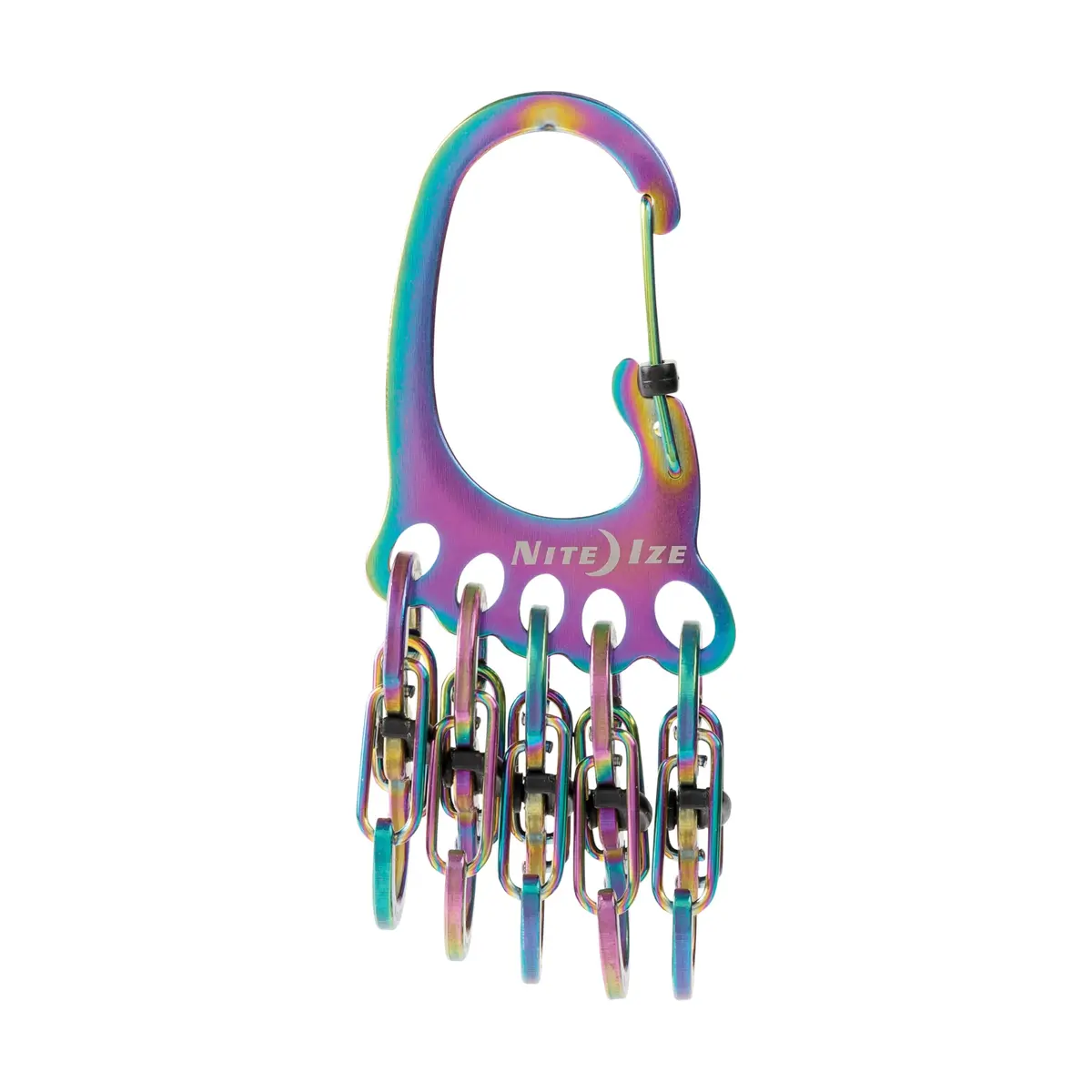 Nite Ize Bigfoot Locker KeyRack Stainless Steel Carabiner Holds 15 Keys | Hiking & Everyday Use - view 7