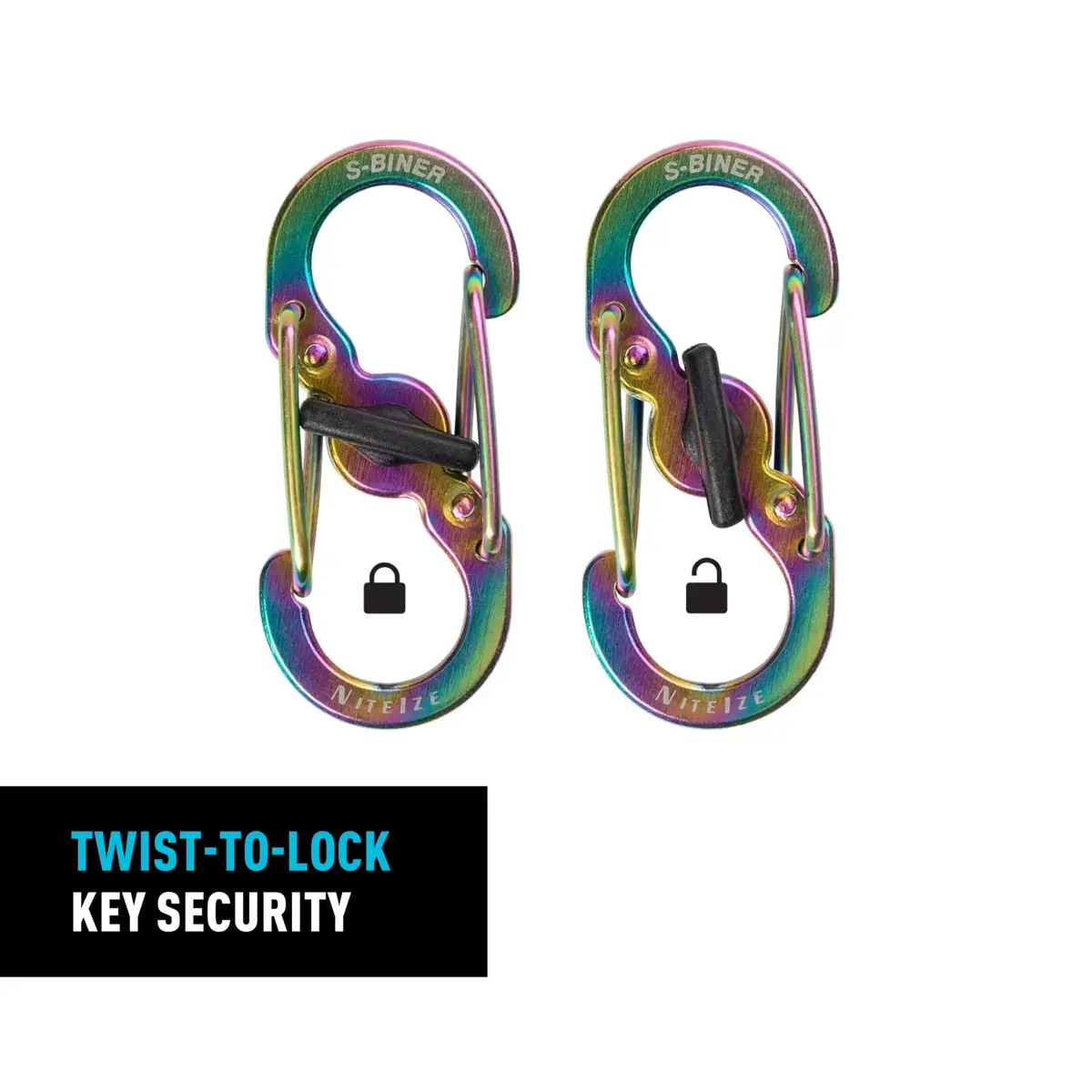 Nite Ize Bigfoot Locker KeyRack Stainless Steel Carabiner Holds 15 Keys | Hiking & Everyday Use - view 4