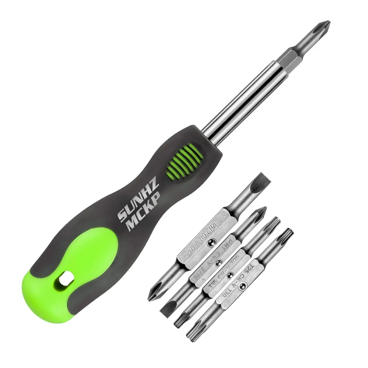 SUNHZ MCKP 8-in-1 Multi-Purpose Screwdriver Set with Magnetic Bits | Ergonomic Grip & High-Strength Steel - main product image
