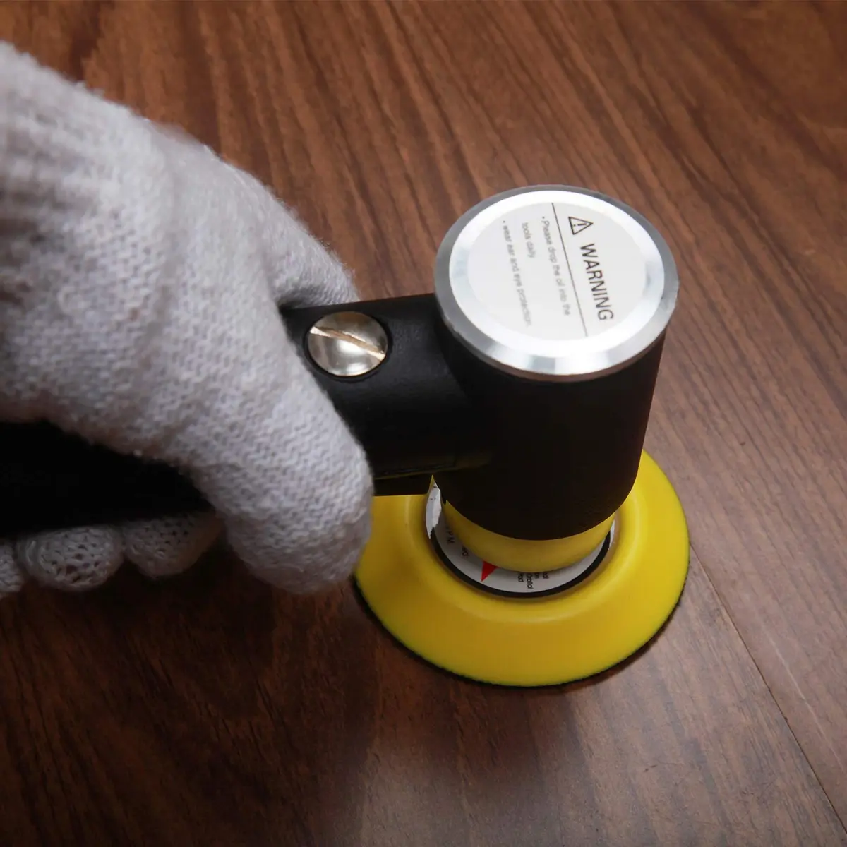YELWAY 2" and 3" Random Orbital Air Mini Sander | 15,000 RPM Pneumatic Dual Action Polisher - view 5