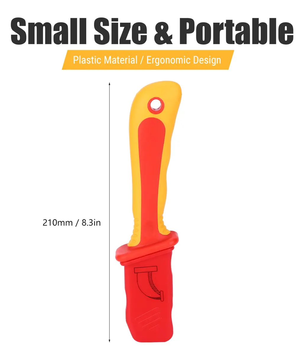 Jectse 1000V Insulation Electrician Knife | Compact, Durable & Safe for Live Wires - view 6