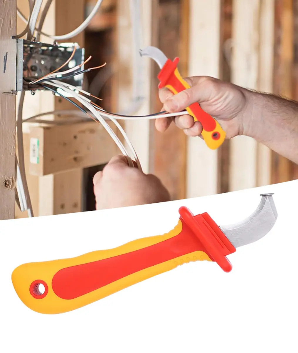 Jectse 1000V Insulation Electrician Knife | Compact, Durable & Safe for Live Wires - view 7