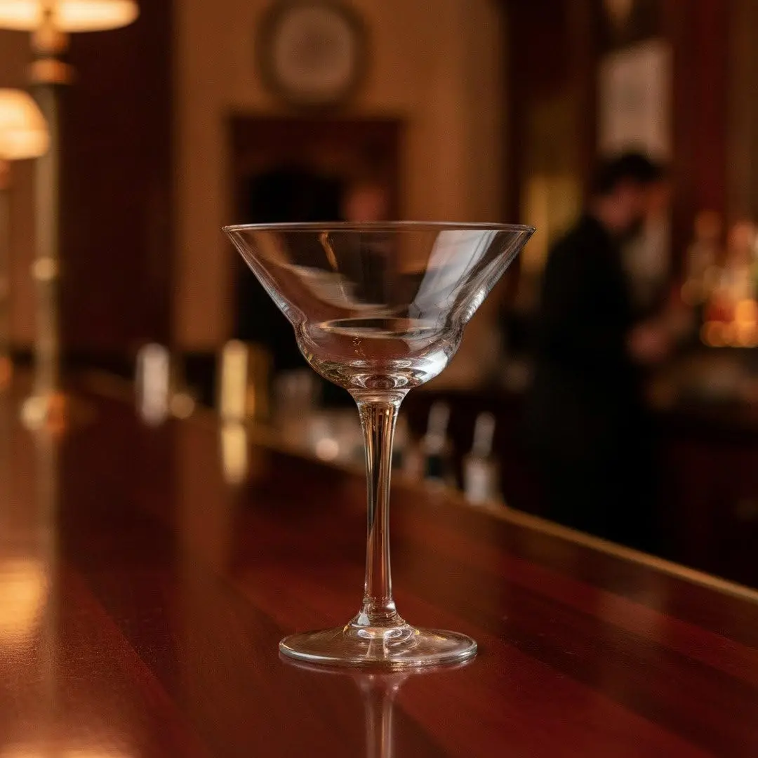 HISTORY COMPANY Jack London Five O'Clock Double Martini Glass Set | 278ml (9.4 Fl Oz) Capacity - view 5