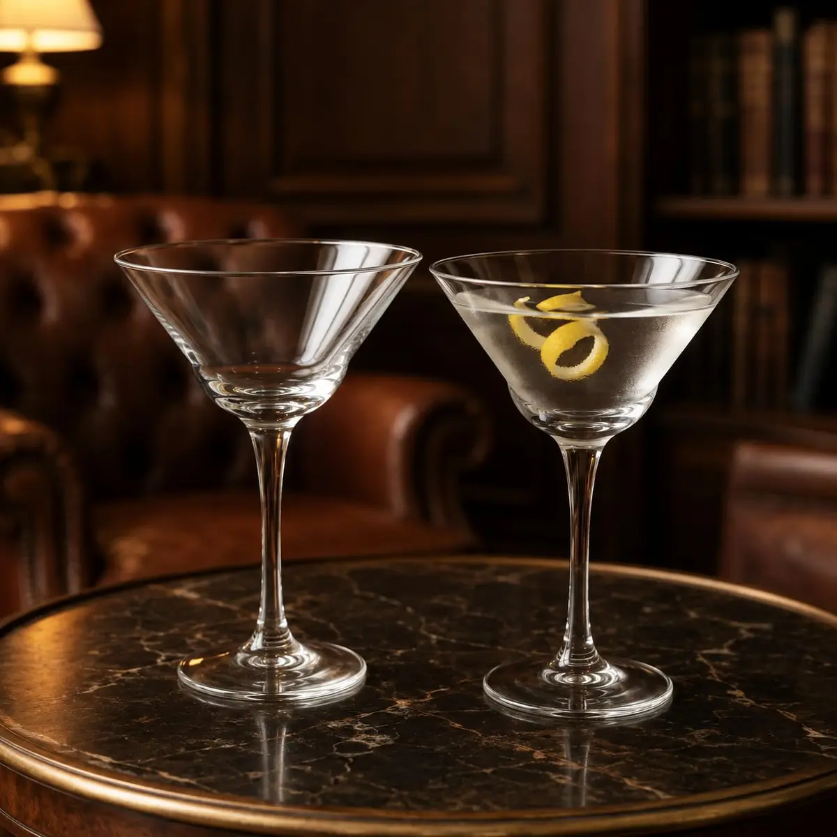 HISTORY COMPANY Jack London Five O'Clock Double Martini Glass Set | 278ml (9.4 Fl Oz) Capacity - view 6