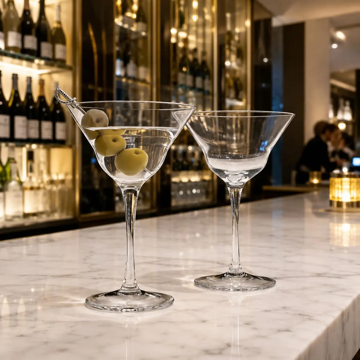 HISTORY COMPANY Jack London Five O'Clock Double Martini Glass Set | 278ml (9.4 Fl Oz) Capacity - view 7