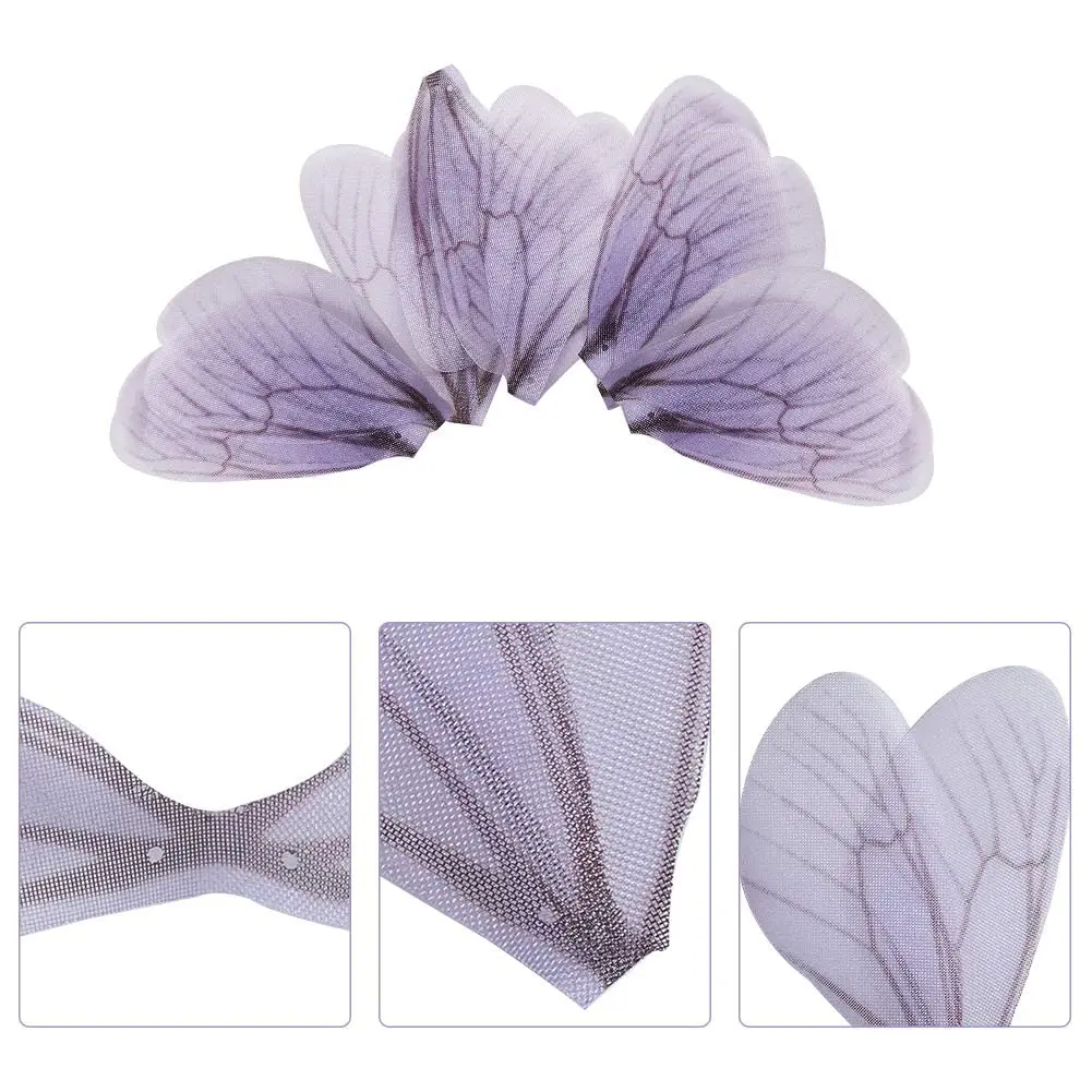 SUNNYCLUE 100Pcs Dragonfly Wing Charms 82mm x 25.5mm | Organza Charms for Jewelry Making - view 5