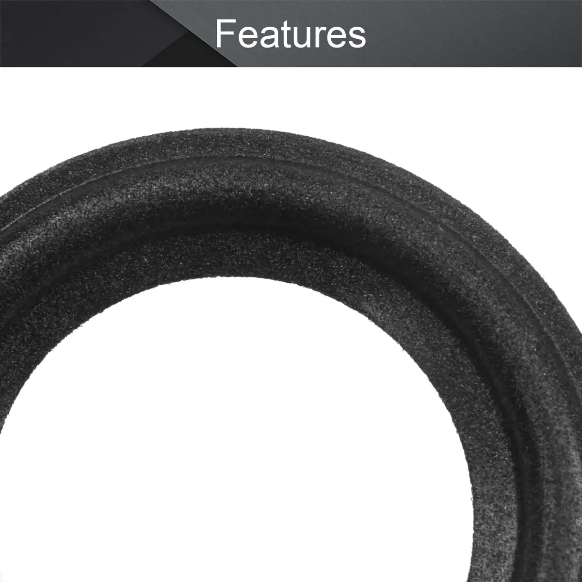 Fielect 2.5 Inch Foam Speaker Edge Surround Rings (63mm/2.46" OD) | Pack of 4 for Speaker Repair - view 3