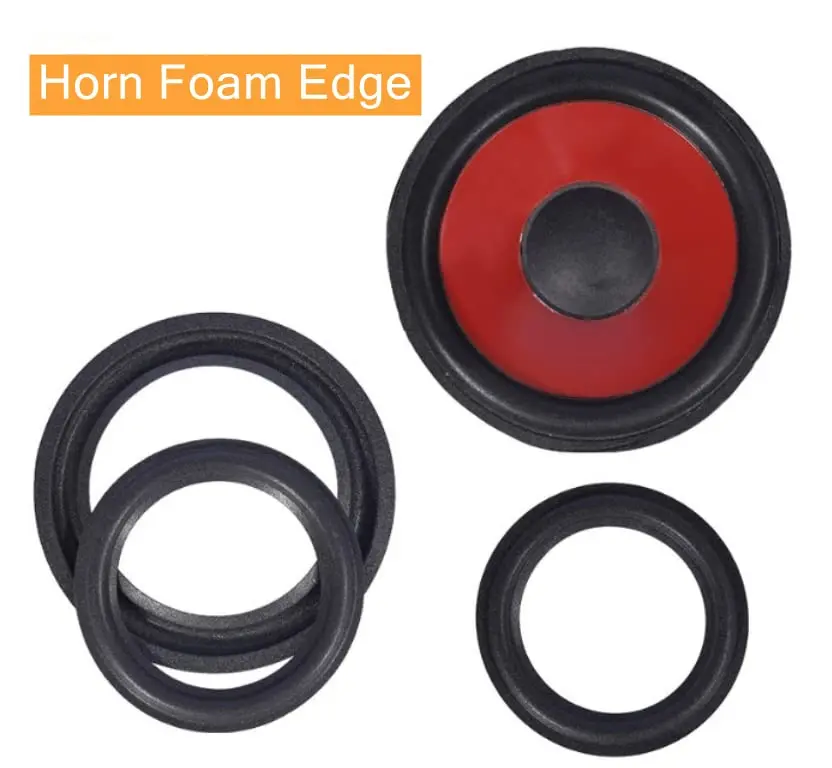 Fielect 6.5-inch Foam Speaker Surround Rings (2-Pack, Black) | DIY Speaker Repair Parts - view 8