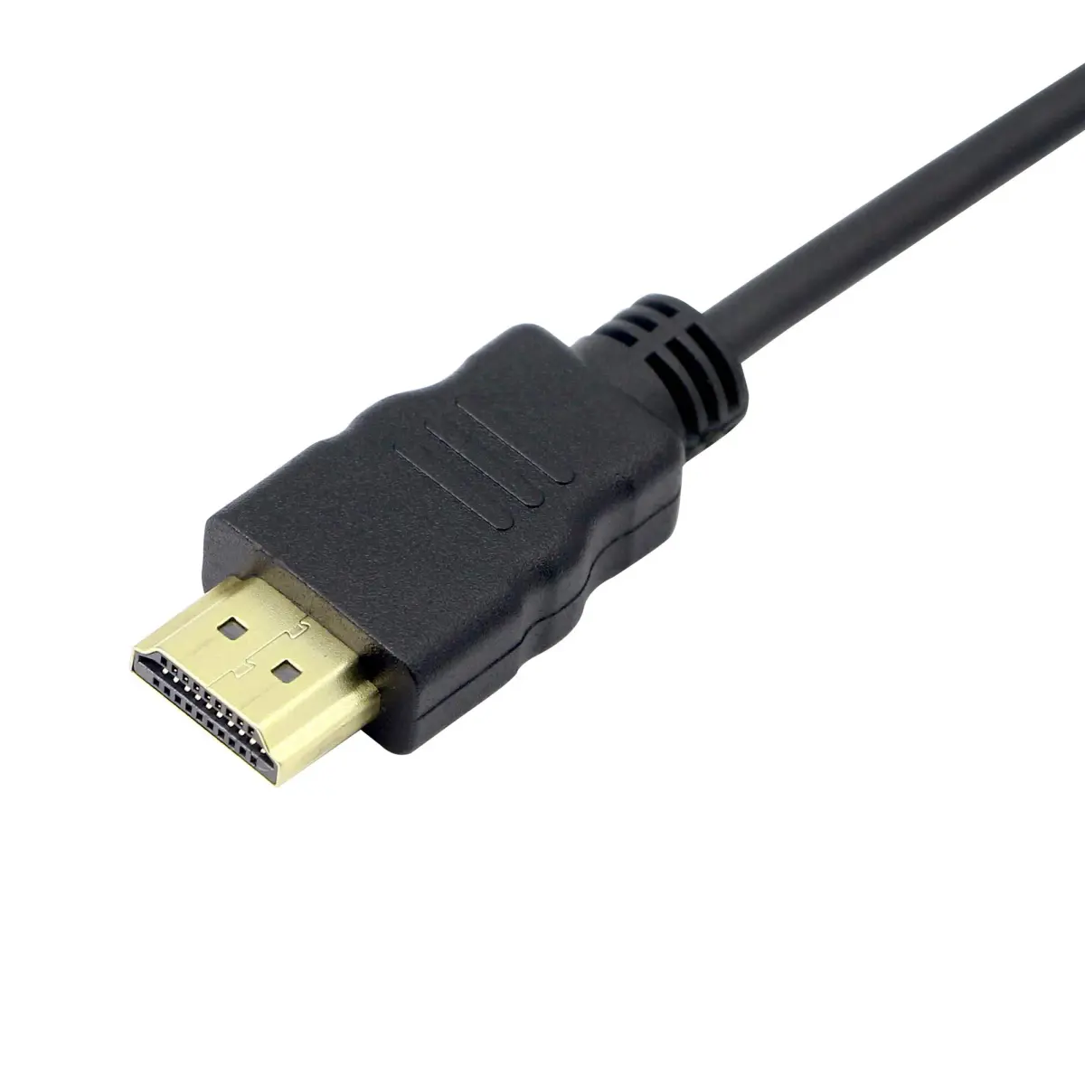Excuty Right Angle HDMI Coiled Cable 1.8m (6 ft) | Supports 1080P 3D - view 3
