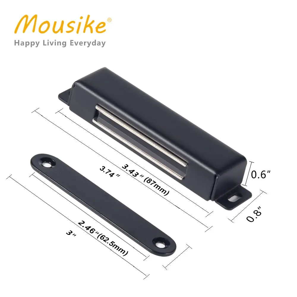 Mousike Magnetic Door Catch Heavy Duty 40kg | Strong Magnetic for Kitchen & Wardrobe - view 2