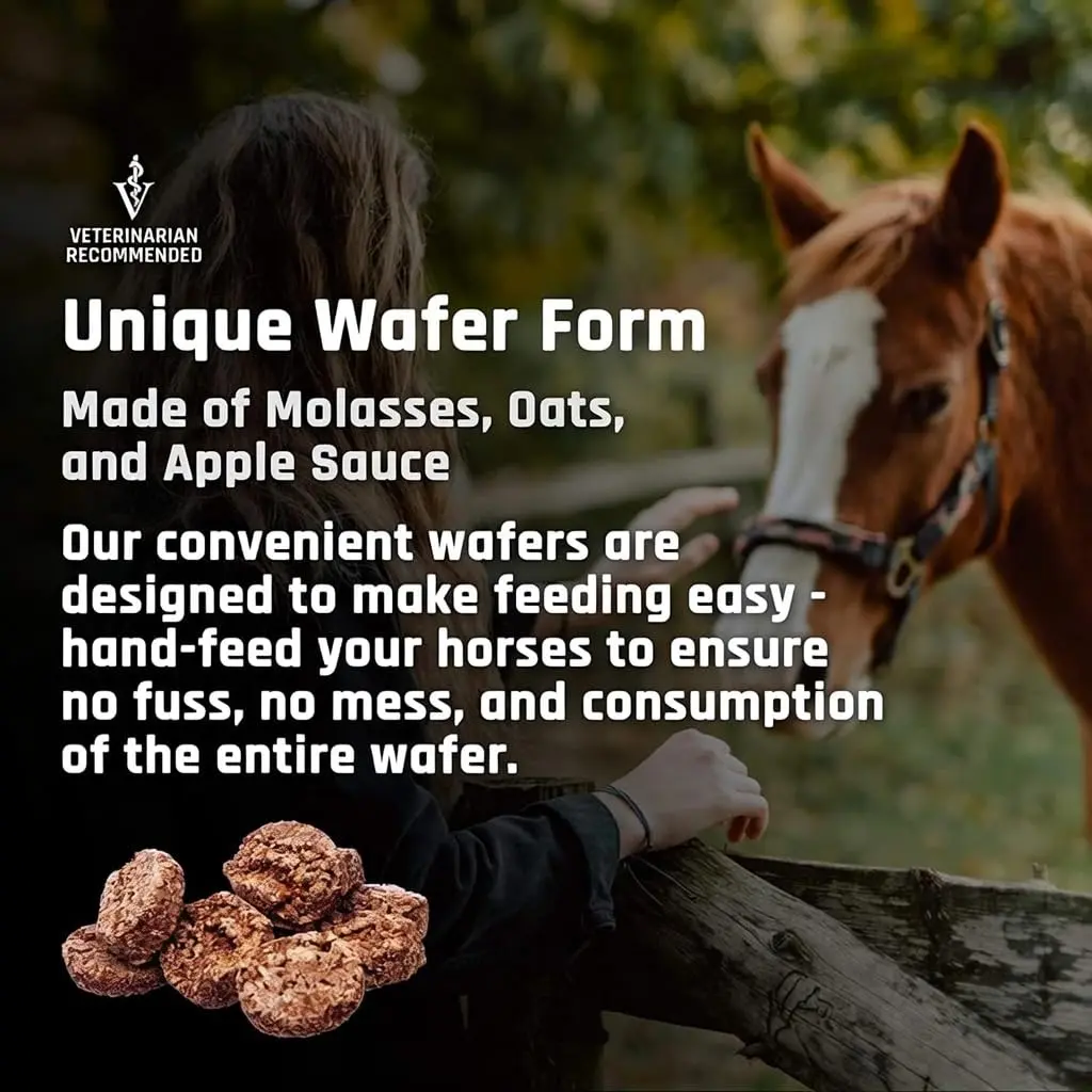 Majesty's Flex Wafers - Superior Horse/Equine Joint Support Supplement - Glucosamine, MSM, Chondroitin, Yucca, Vitamin C (Peppermint, 120 Count) - view 8