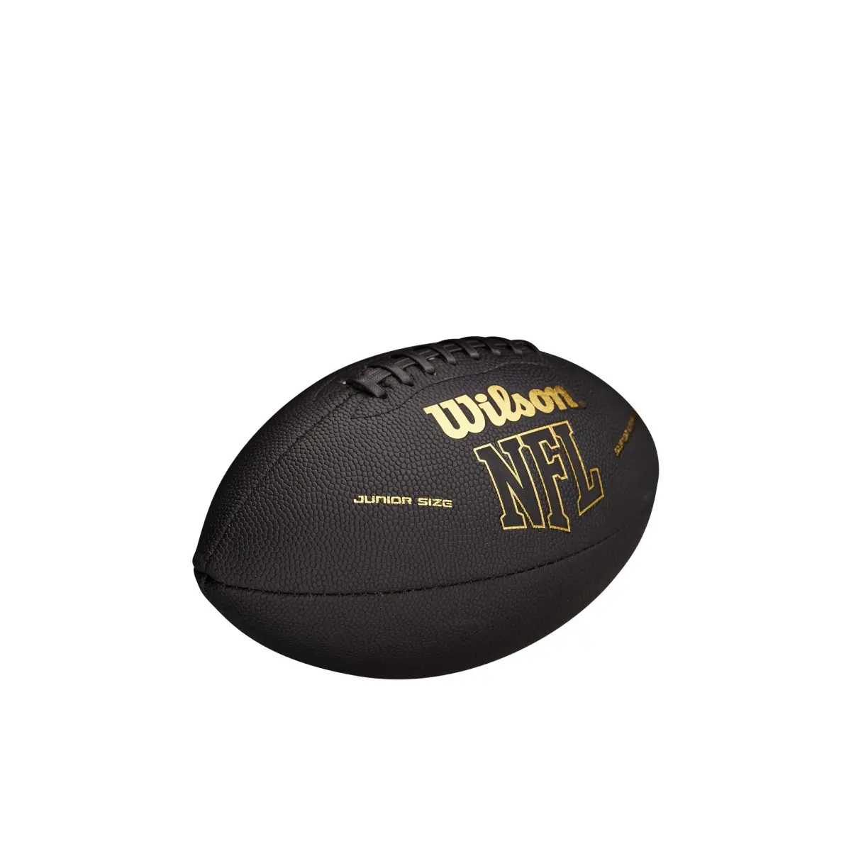 Wilson NFL Super Grip Composite Football - Junior Size, Black/Gold (15.16 oz / 430 g) - view 3