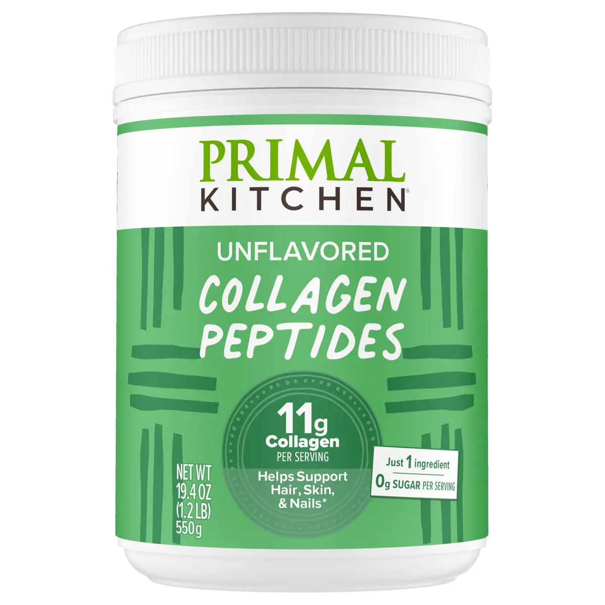 Primal Kitchen Unflavored Collagen Peptide Mix- 1.2lb | Supports Hair, Skin & Nails - main product image