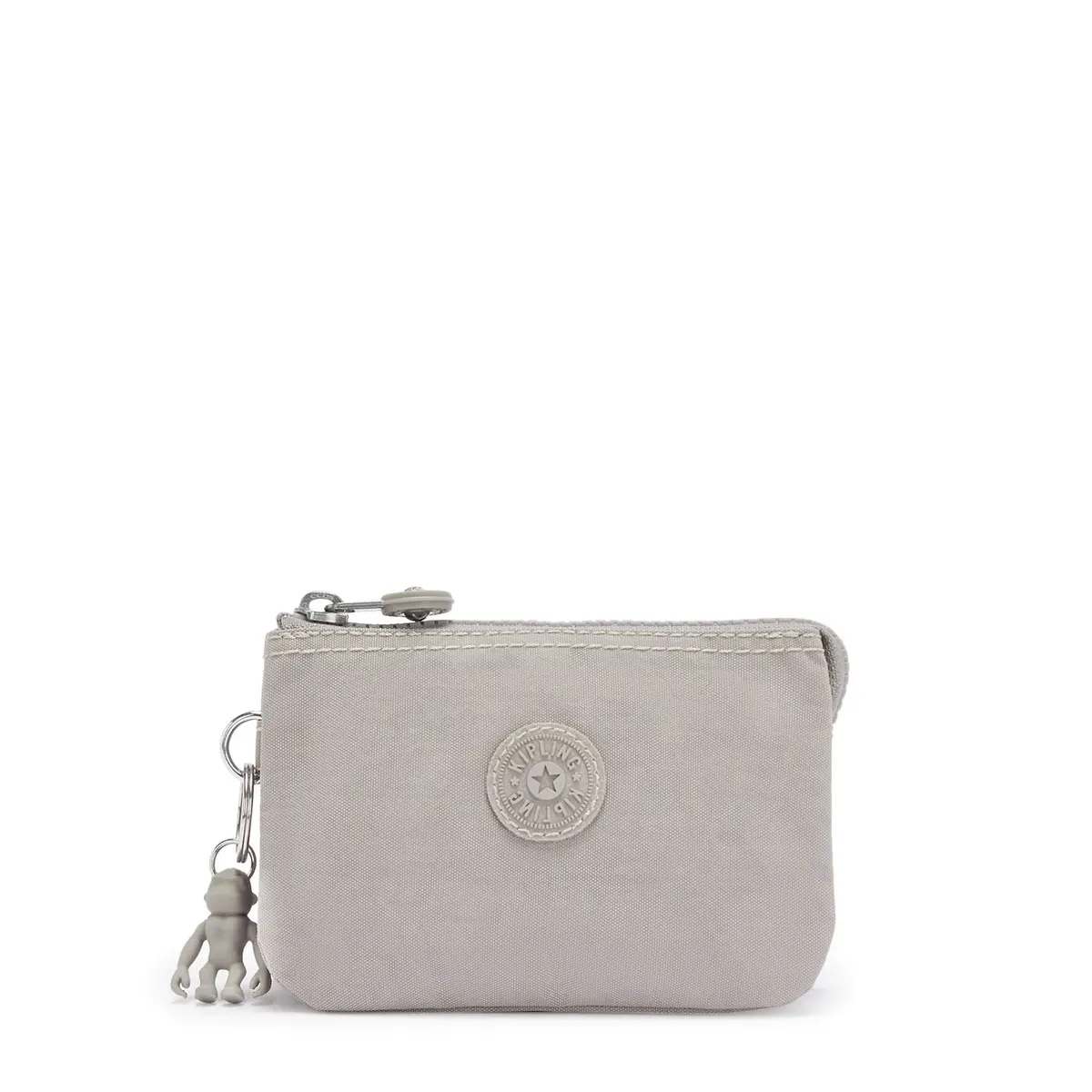 Kipling Women's Creativity Small Pouch Grey Gris | Versatile Nylon Travel Organizer (Small US) - main product image