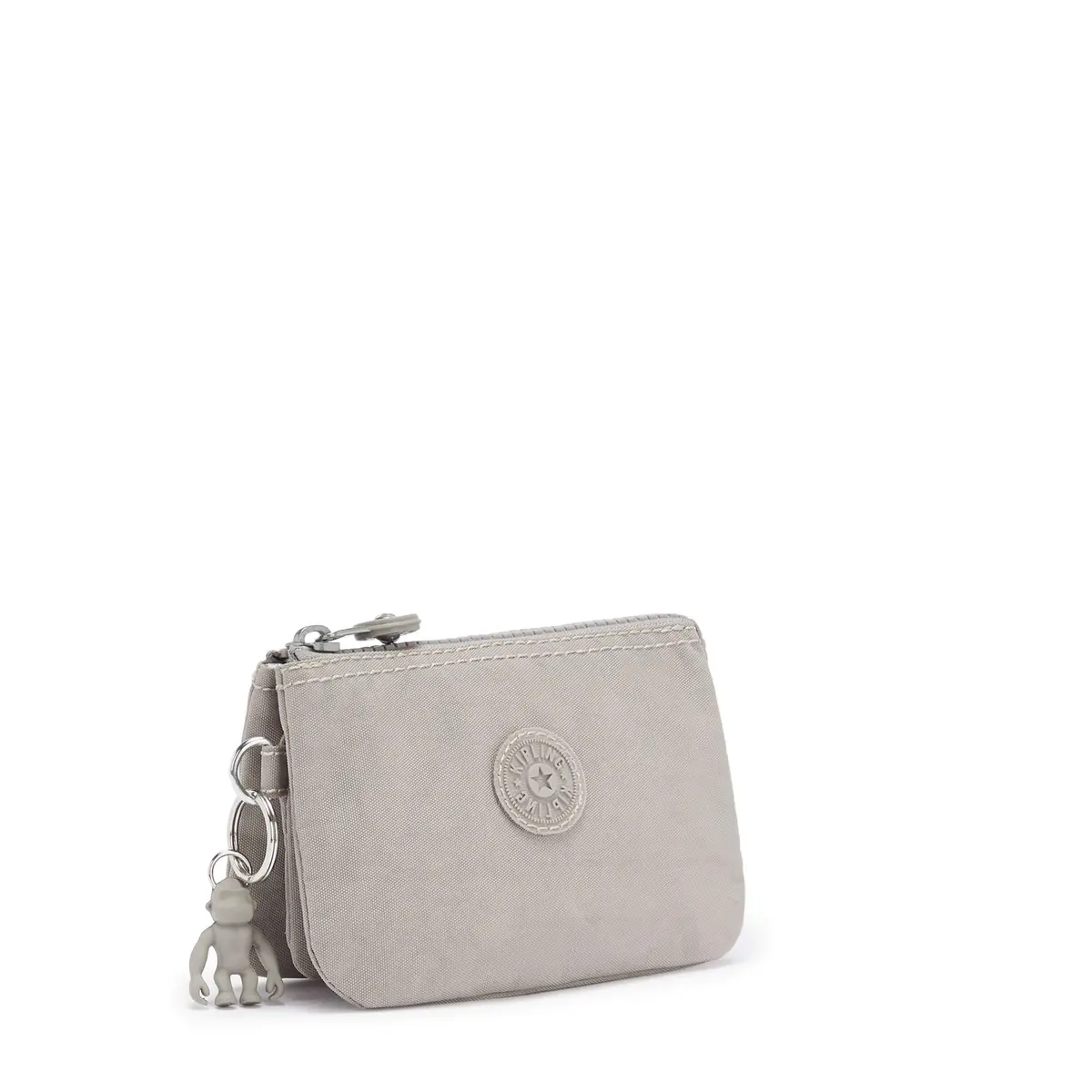 Kipling Women's Creativity Small Pouch Grey Gris | Versatile Nylon Travel Organizer (Small US) - view 2