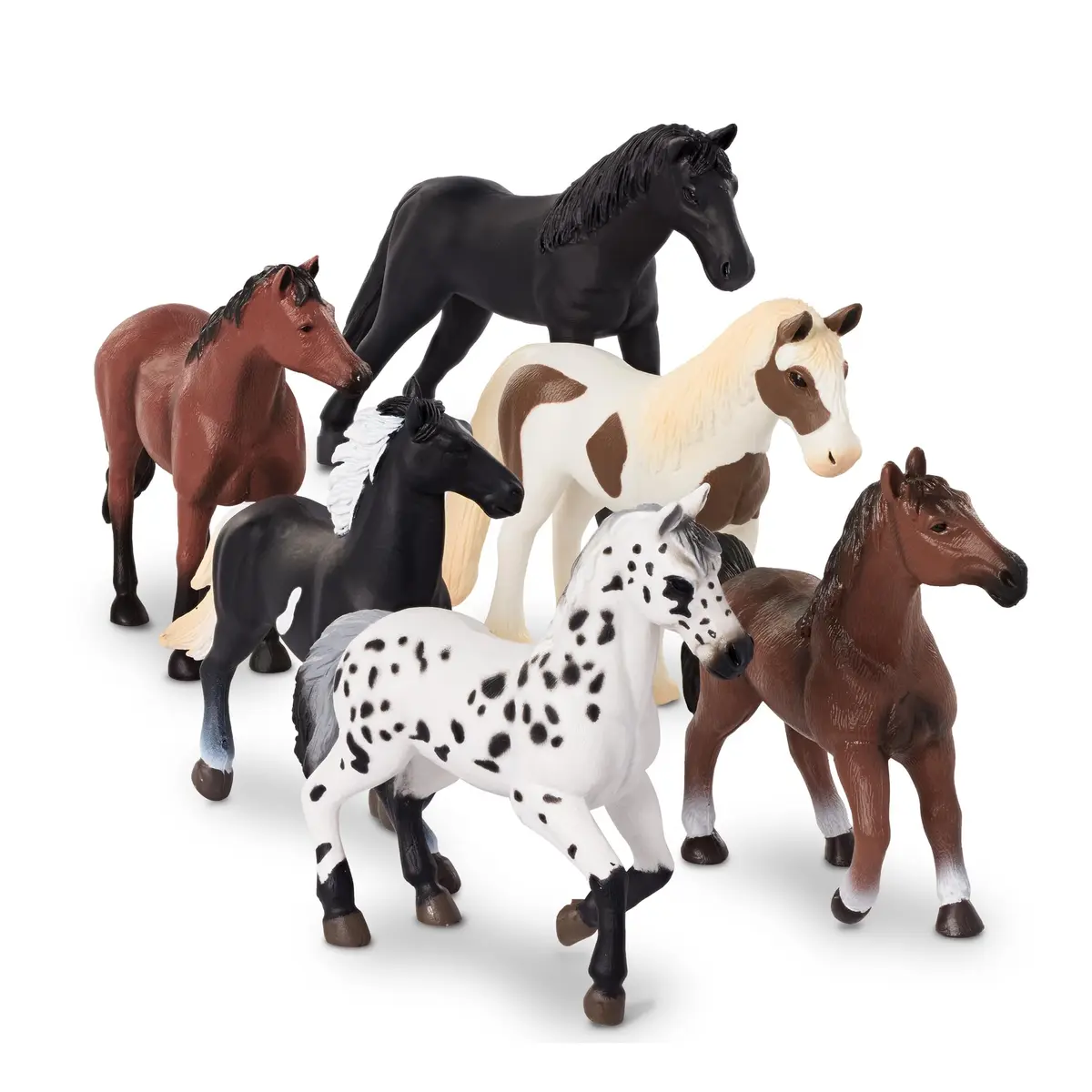 Terra by Battat Horse Set 6-Piece Realistic Figurines Collection | Educational Toy for Kids 3+ Years - main product image