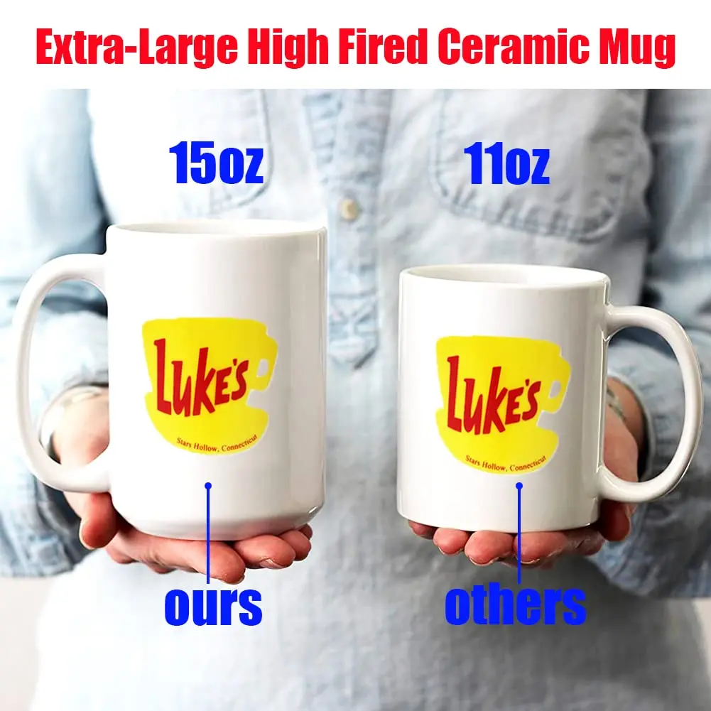 senooe Luke's Diner 15oz (444ml) Ceramic Coffee Mug | TV Show Fan Gift - view 7