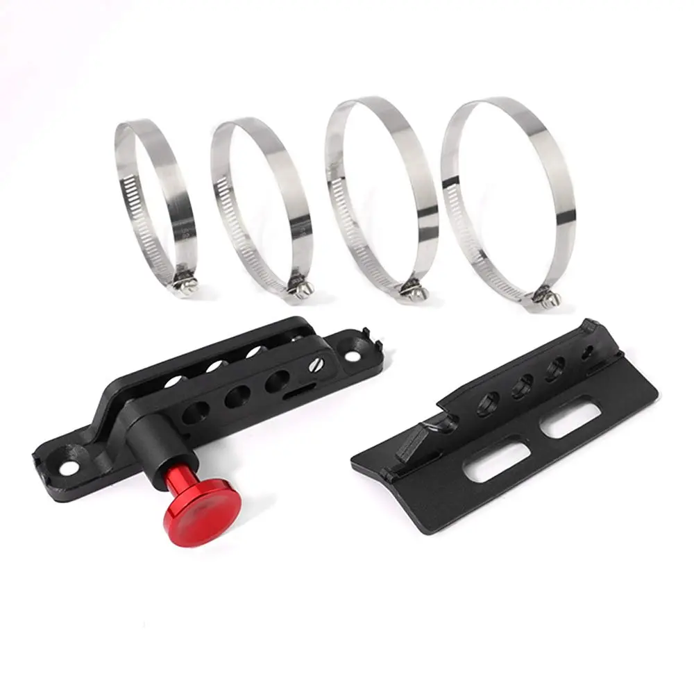 BarBaren Fire Extinguisher Mount Holder Adjustable for Jeep Wrangler TJ JK JKU JL UTVs Polaris RZR Ranger | Stainless Steel, Fire Safety - view 2