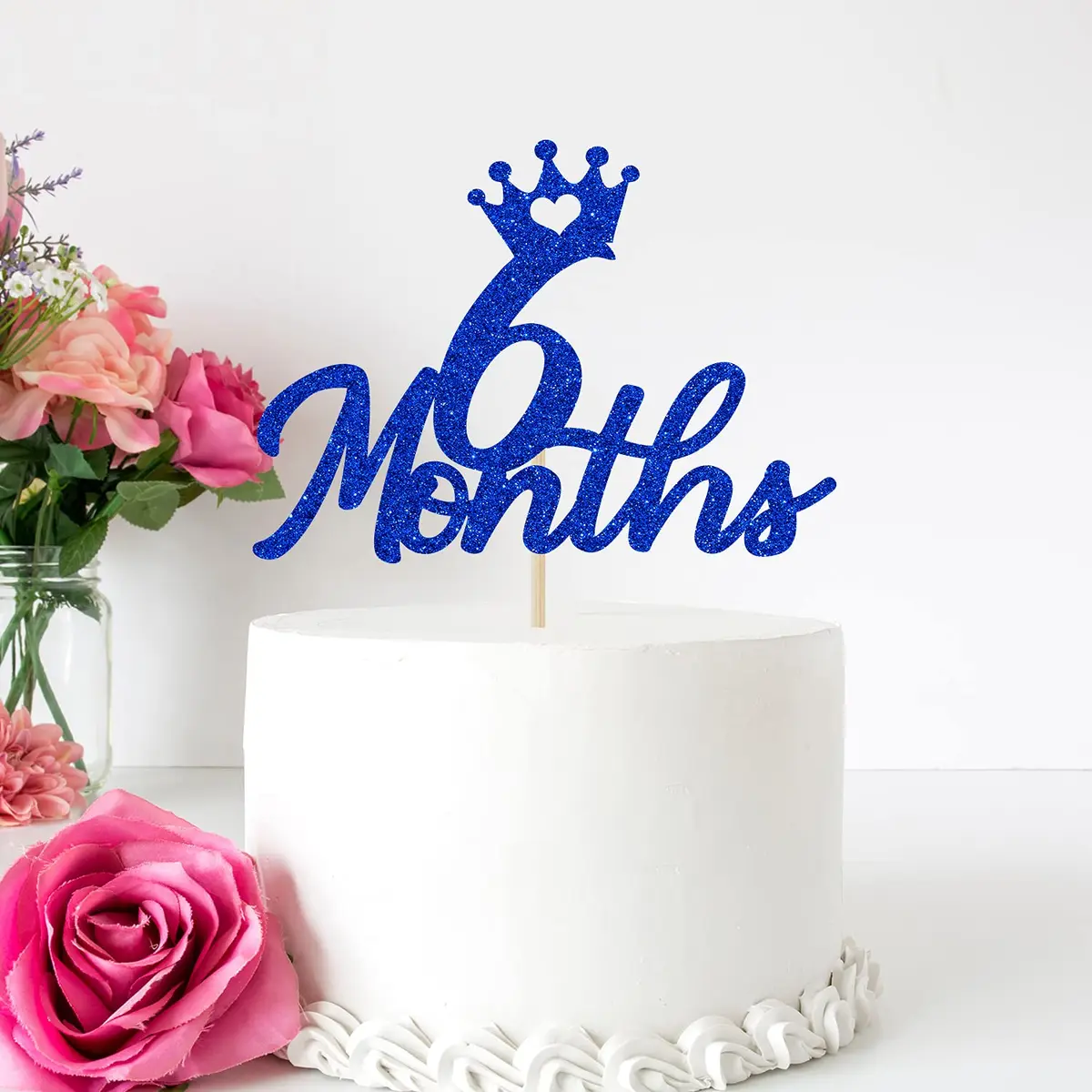 Betalala Cake Topper 6 Months | Baby's Half Year Birthday Decoration (100 words) - view 2