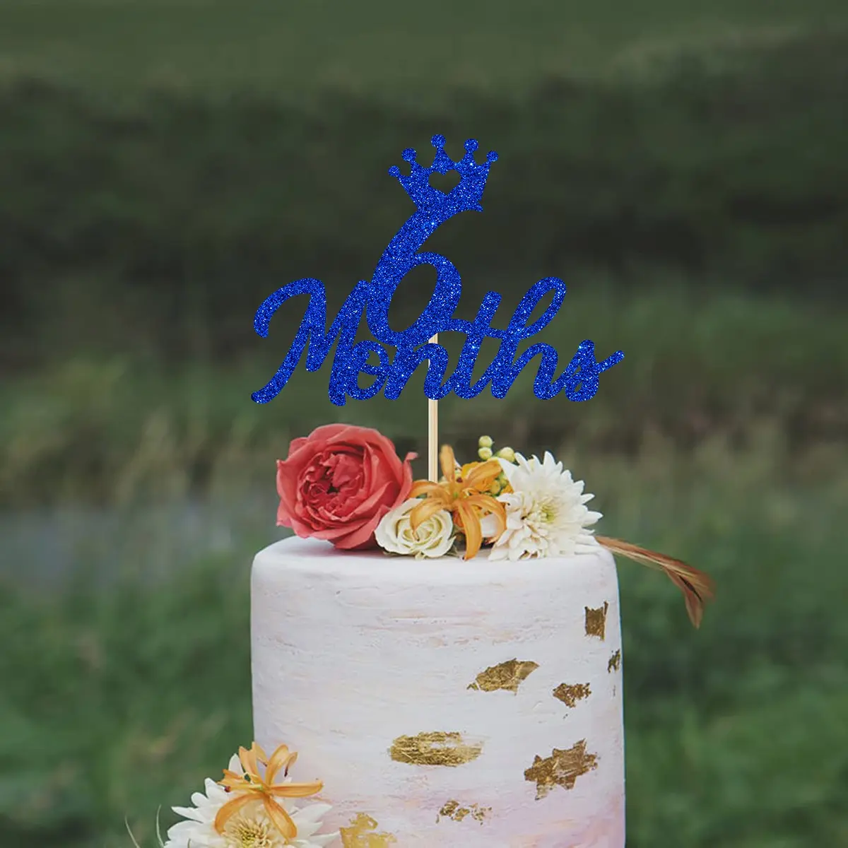 Betalala Cake Topper 6 Months | Baby's Half Year Birthday Decoration (100 words) - view 3