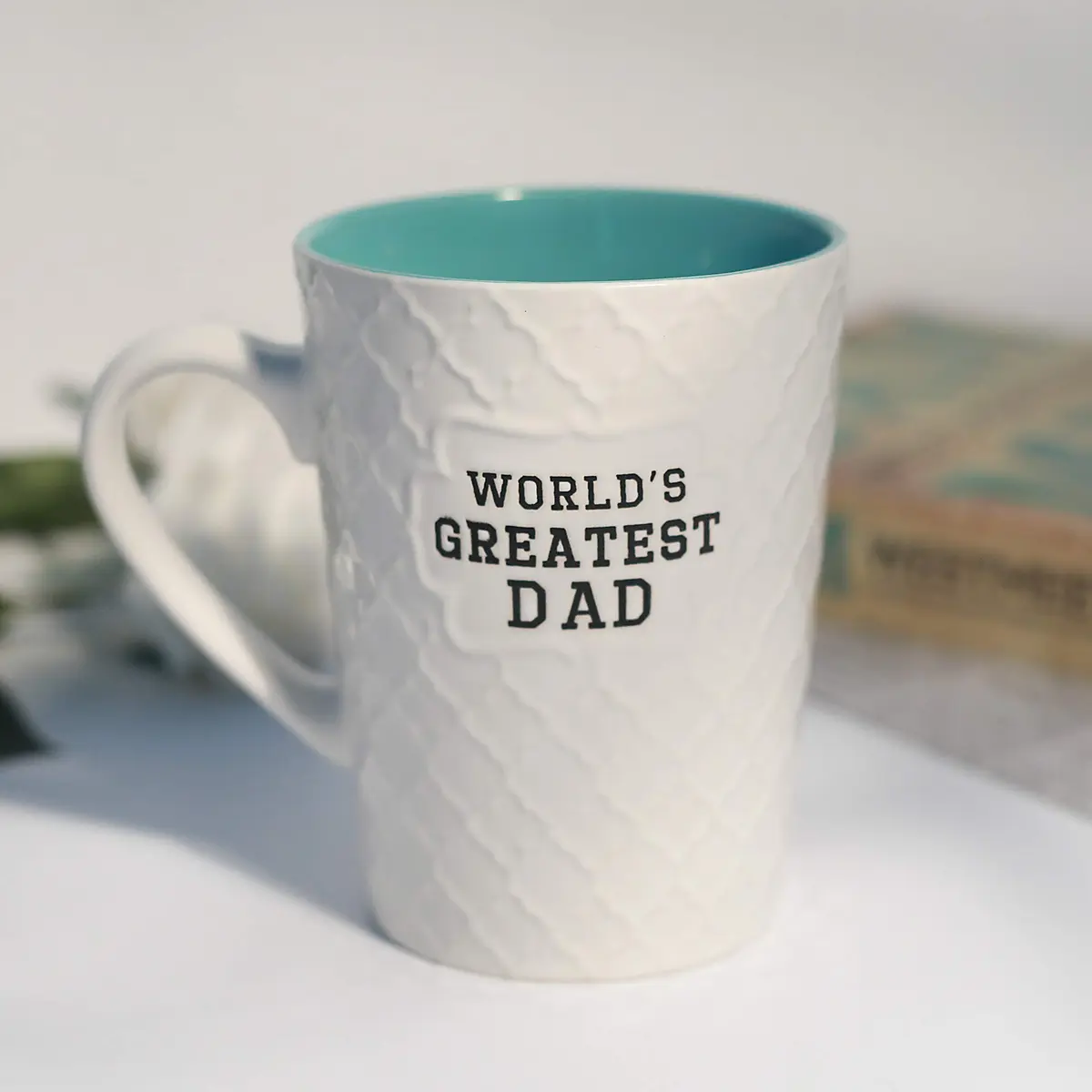Ynsfree World's Greatest Dad 16 OZ Coffee & Tea Mug | Funny Father's Day Gift in Green - view 2