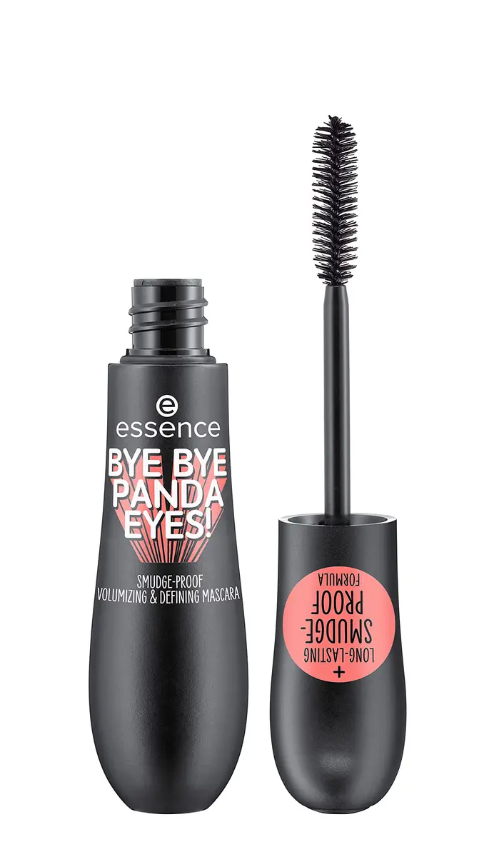 Essence Bye Bye Panda Eyes Tubing Mascara, Black, 16ml (0.54 Fl Oz) | Smudge-proof & Water-resistant - main product image