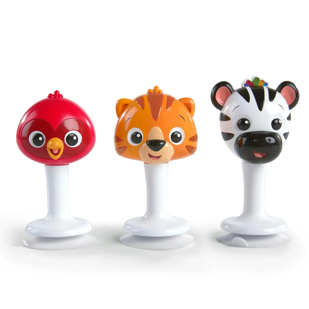 Baby Einstein Rattle & Jingle Trio High Chair Suction Toys Take-Along Musical Rattle Set 3 Count | Ages 6 Months+ - view 8
