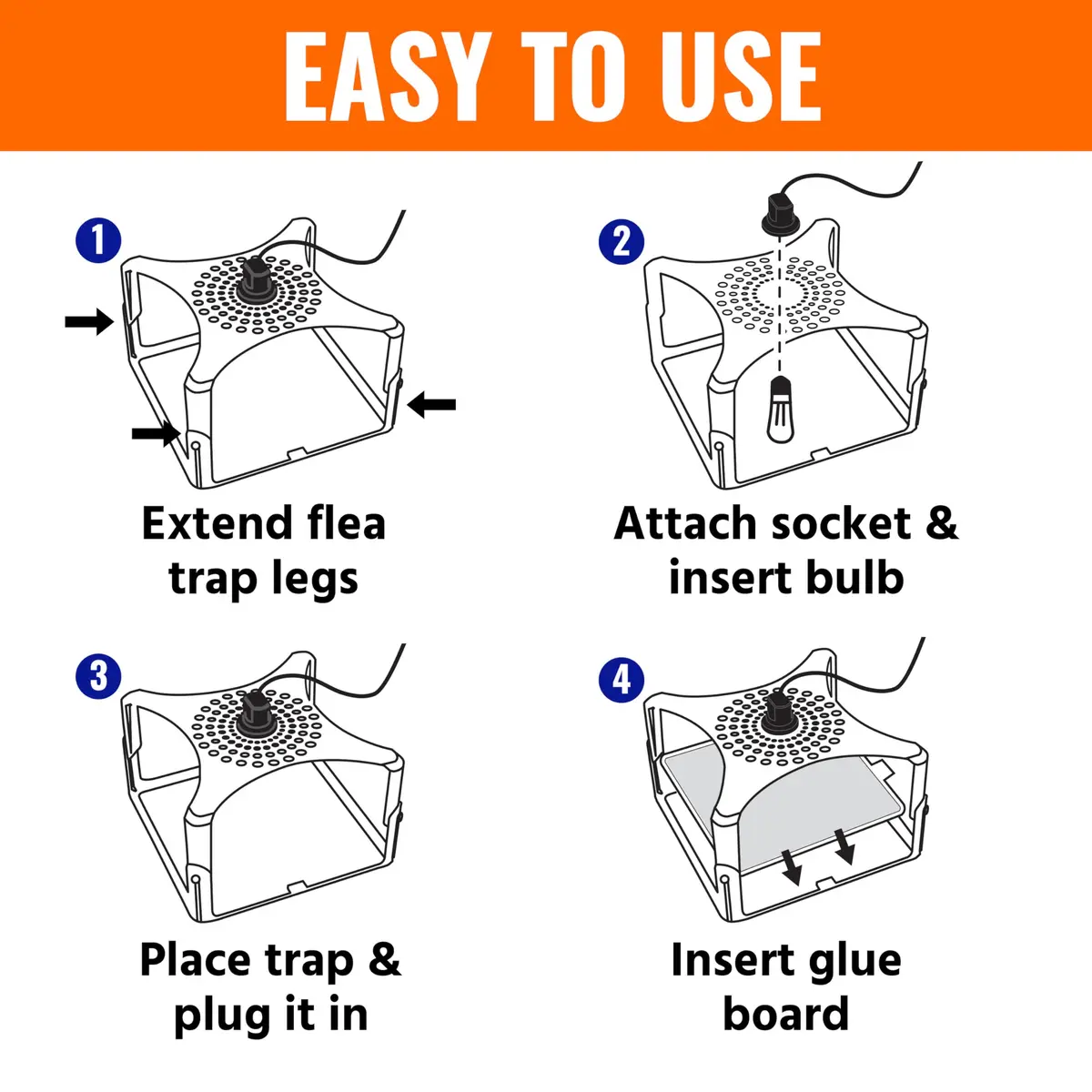 Terro Indoor Electric Flea Trap and Killer, Refillable Plug-in Bug Trap | Detect & Control Fleas Indoors - view 5